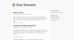 Desktop Screenshot of brianshowalter.com